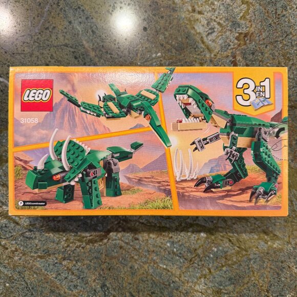 LEGO Creator 3-in-1, Mighty Dinosaur, Set 31058, NEW, Unopened Box - Picture 2 of 6